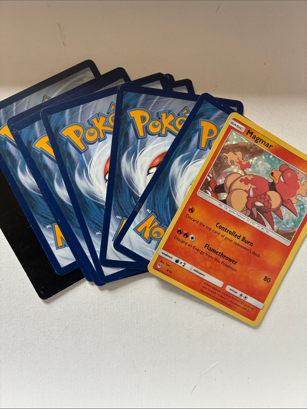 12 Pokémon cards